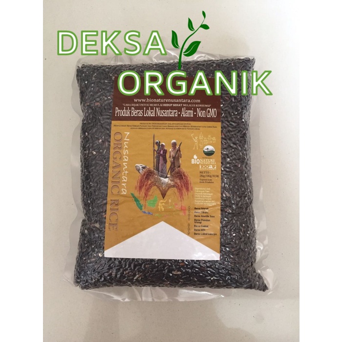 

978qW Beras Hitam Organik / Black Rice / Beras Ireng Organik W5Q0112