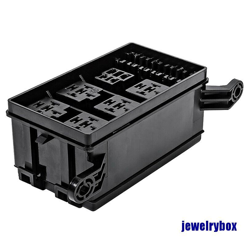Kotak Holder Sekring Gepeng 12 Slot 6 Atc / Ato 6 Relay Untuk Mobil