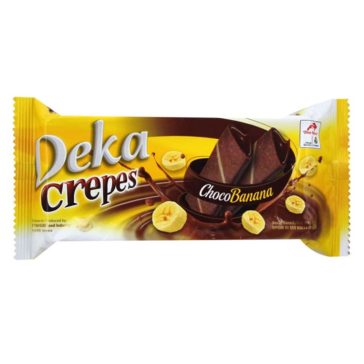 Deka Wafer Crepes Choco Banana Pck 100gr