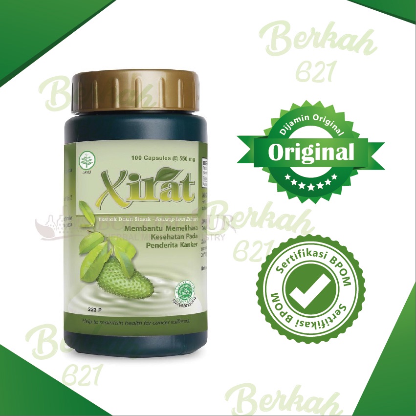 Xirat 100 Kapsul - Untuk Pengobatan Kanker - Borobudur Herbal