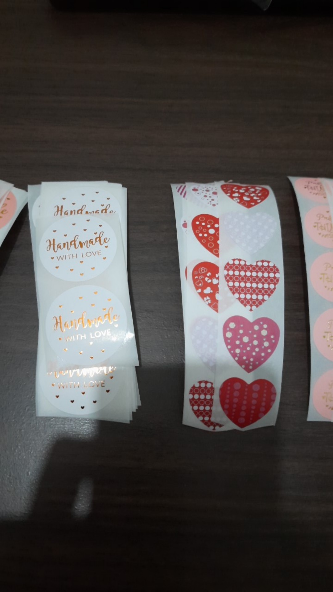 Stiker Sticker Label  Handmade With Love  - Ty3t