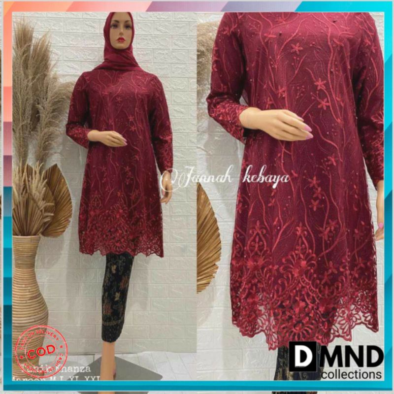 COD STELAN TUNIK KEBAYA TILE TERLARIS/KEBAYA TUNIK PREMIUM QUALITY