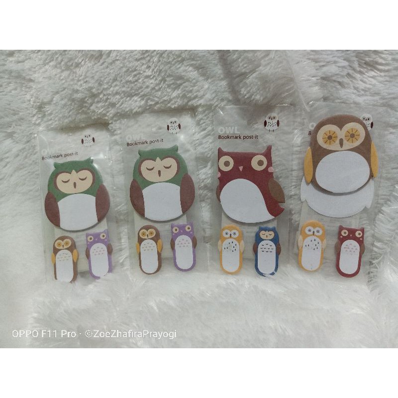 

sticky notes owl lucu murah