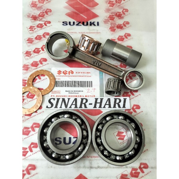 SETANG SEHER PLES BERING SATRIA 2 TAK , SATRIA HIU 2 TAK  KELENGKAPAN PRODUK  SETANG SEHER SET BERING SEPASANG KANAN KIR 6205_6205