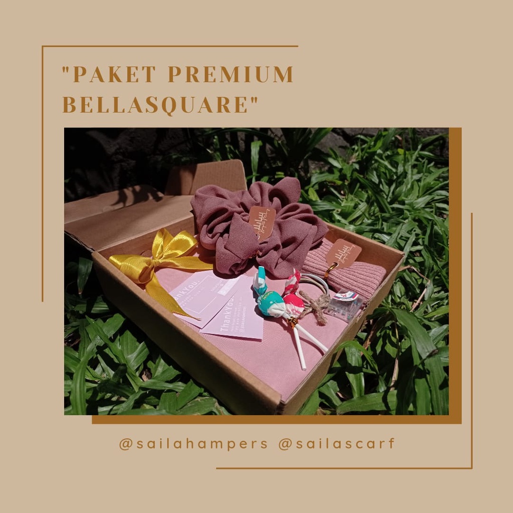 HAMPERS HIJAB/ KADO HIJAB/ GIFT BOX HIJAB CUSTOM PREMIUM by Saila Scarf