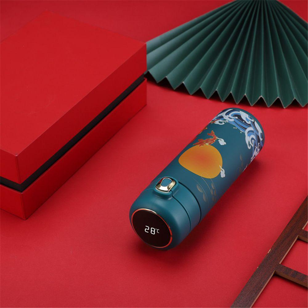 Suyo Botol Minum Thermos Vacuum Premium Display LED Pengukur Suhu Untuk Travel