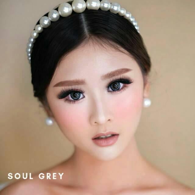 Softlens Soul Gray Normal Minus Brown Dreamcon Dreamcolor1 Kontak Lensa Wedding Pengantin Wisuda