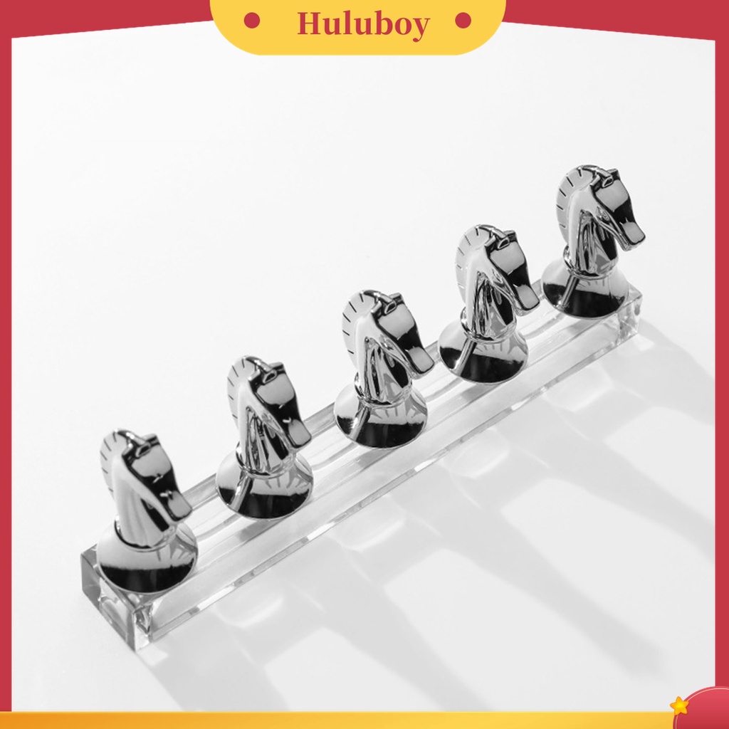 Huluboy Huluboy♡ Stand Holder Display Kuku Palsu Bahan Metal Untuk Latihan Manicure