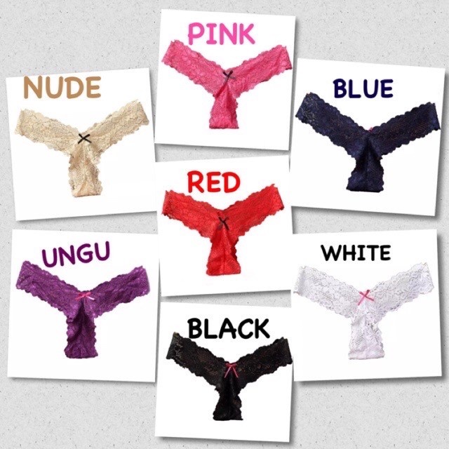 Terbaru Celana Dalam / CD sempak Wanita Gatring Thong Sexy Murah jistring Import Lingerie