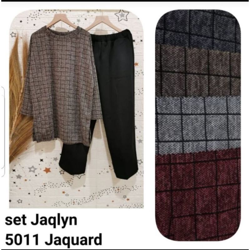 Setcel Setelan Celana Clarke Kotak-Kotak One Set
