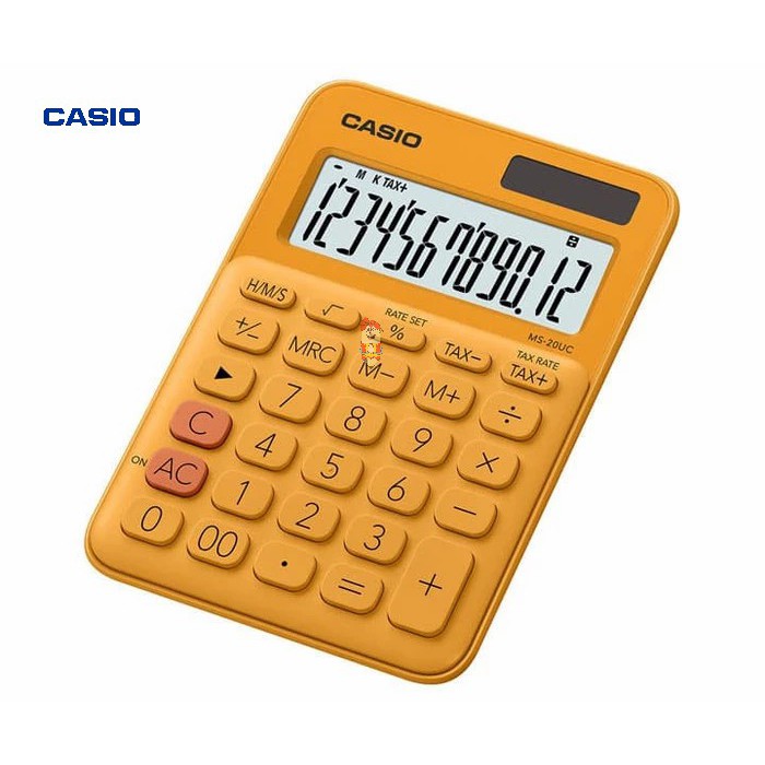 

CASIO Colorful Calculator MS-20UC-RG Orange