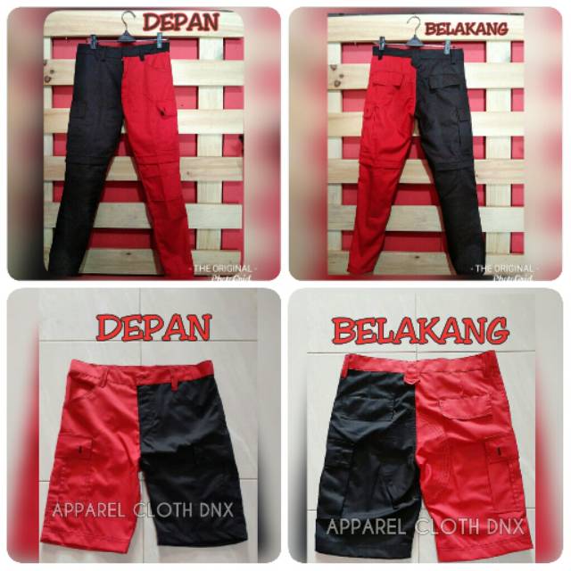 CELANA ALPIN ALPINA ALIPNE KEMPOL PUNK PANJANG PENDEK MERAH HITAM BIRU LORENG DORENG ARMY CREM CREM 