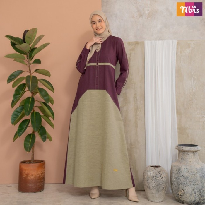 2021 Model - Syari Wanita NIBRAS Busui Gamis Lebaran NB Terbaru Baju I