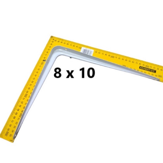 SIKU RAK PUTIH 8 X 10 / SIKU RAK DINDING/ FOLDING BRACKET/SIKU RAK SERBAGUNA MULTIFUNGSI/ SIKU RAK P