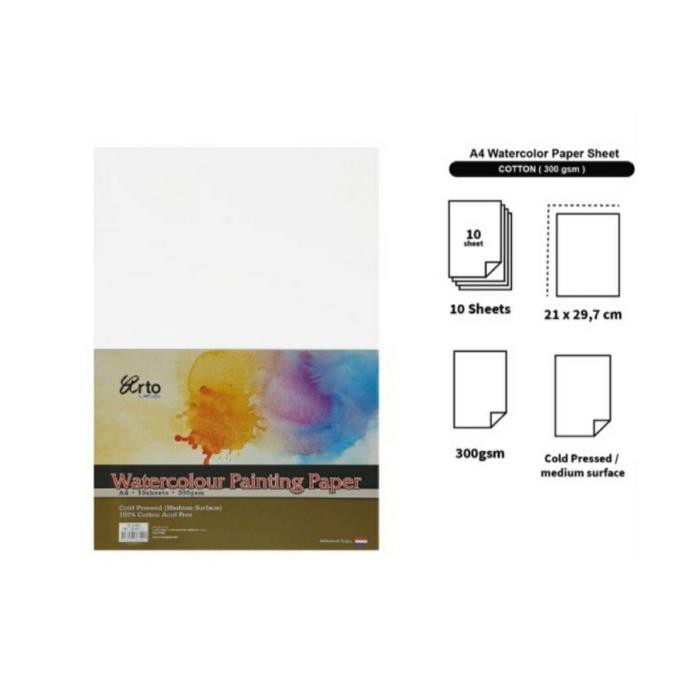 

Cantik Water Color Paper A4 Arto - Cellulose 300 G Diskon