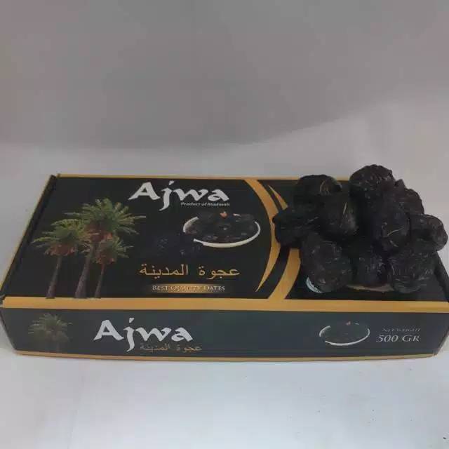 

Kurma ajwa asli madinah ukuran 500gr