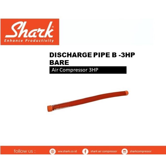 Pipa Ulir / Discharge Pipe B (Kepala) - Kompresor Angin Shark 3Hp