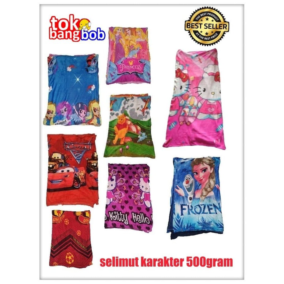 PROMO SELIMUT KARAKTER MYSTAR 150 X 200 MOTIF LARIS