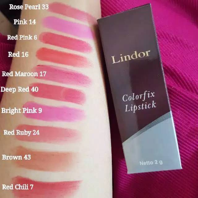 LIPSTICK LINDOR COLORFIX LUSINAN - LINDOR COLORFIX 1 LUSIN