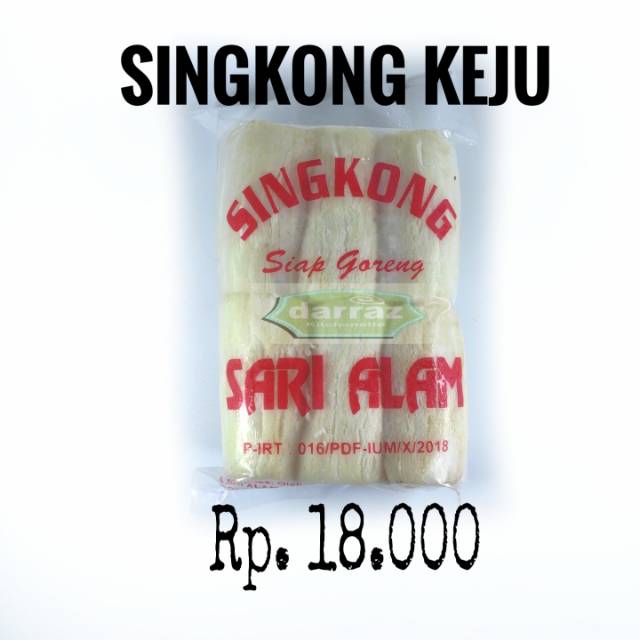 Singkong keju Sari alam / frozen food