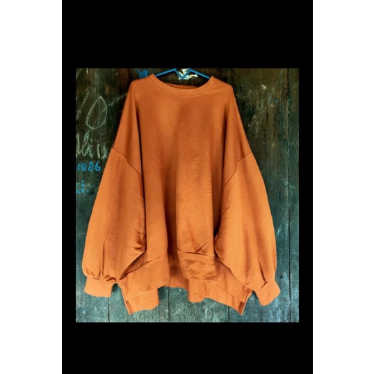 CREWNECK Lengan Balon oversize