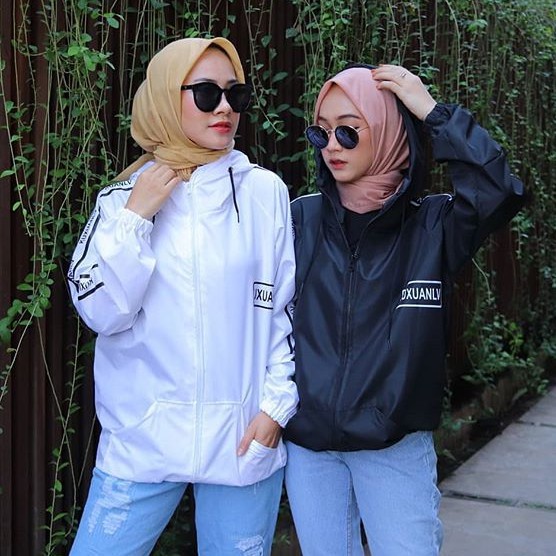 PROMO  Jaket Wanita Kuxu Ando jaket Parasut DD