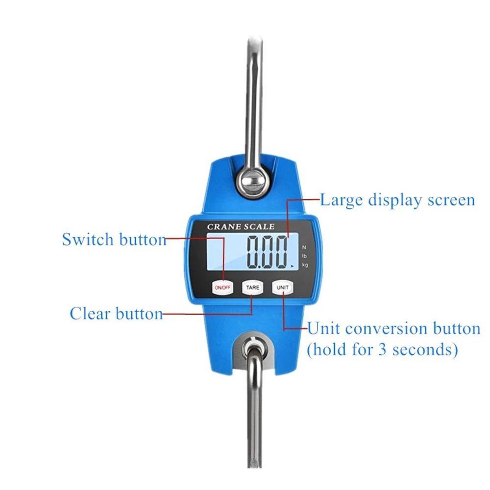 Solighter Crane Scale High Precision Weight Balance Timbangan Digital LCD Heavy Duty