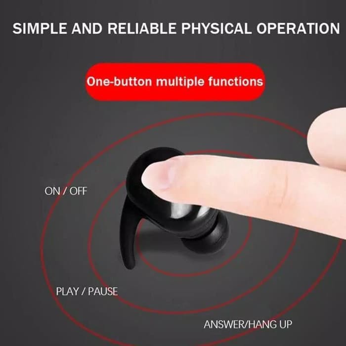 Headset Handsfree Bluetooth Wireless TWS 4 ACC