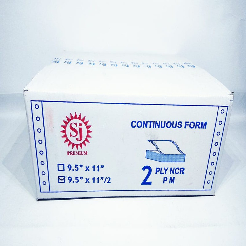 

Paper Pryns Continuous Form 9,5 x 11/2 2ply SJ Premium (1 lembar dibagi 2) - Warna