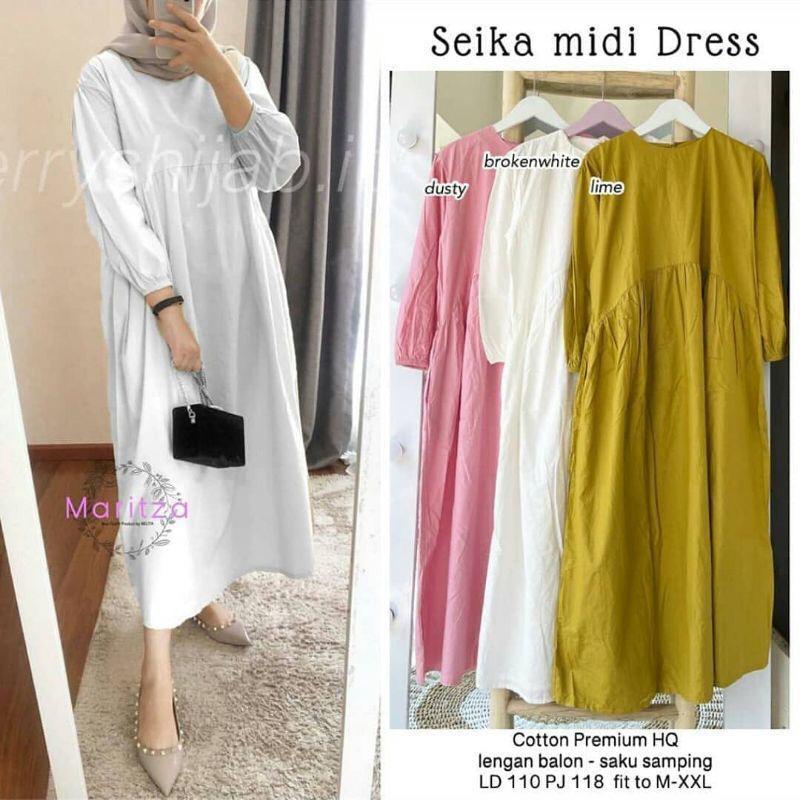 Seika Midi Dress / tunik midi