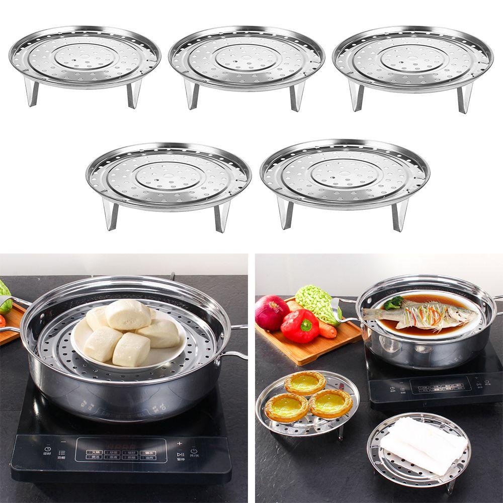 Chookyy Steamer Rak Multifungsi Stainless Steel Tray Stand Pot Steaming