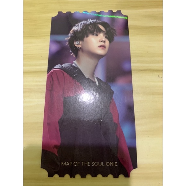 Tiket Hologram MOTS ON:E Yoongi BTS Suga