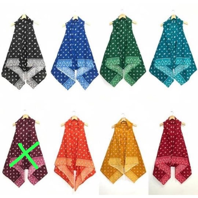 Bolero jumputan batik solo outer batik solo atasan jumputan cardigan jumputan batik solo