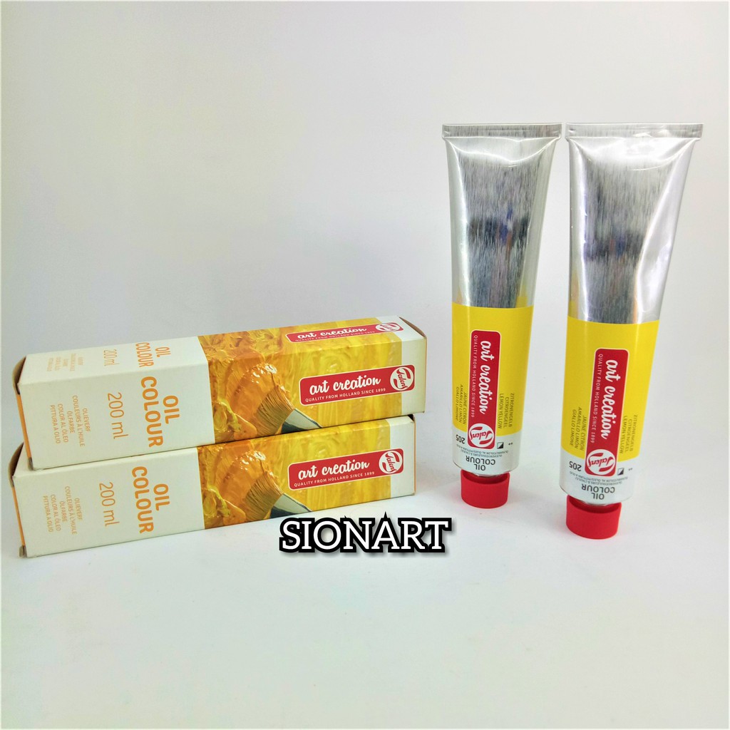 

Oil Colour Tube 200 ml Lemon Yellow 205