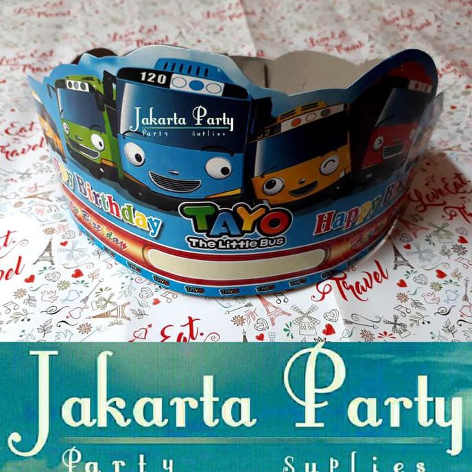 super sale Topi Ultah Tayo / Topi Lingkar Tayo / Topi Ulang Tahun Tayo ready stock