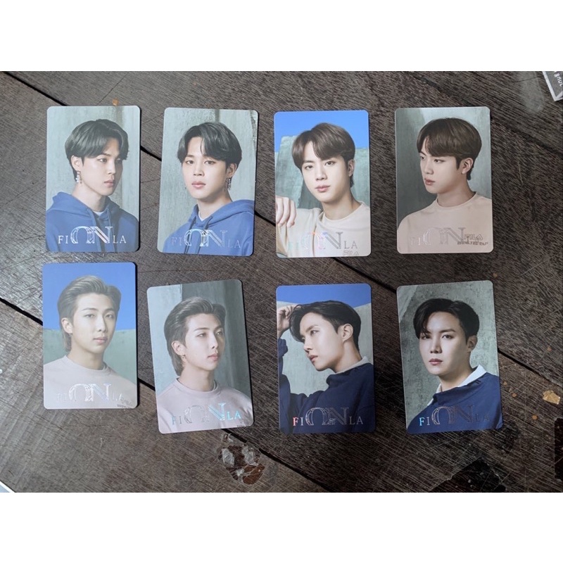 [READY STOCK] Pc photocard bts fila x bts now on jin jimin namjoon rm hoseok jhope
