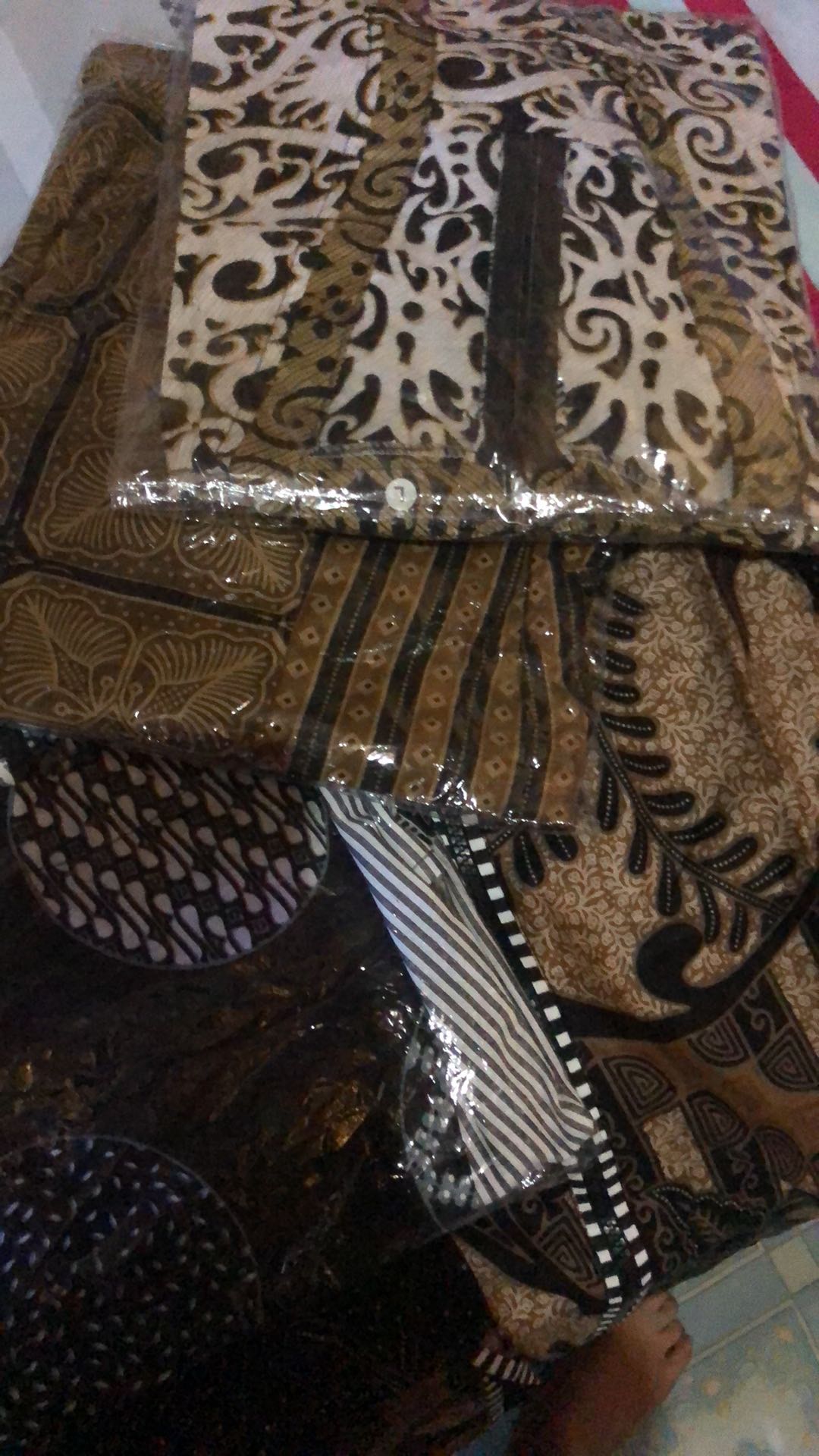 Batik Wanita Asj Sa Hrb026 Kenongo Kemeja Tosca Pendek