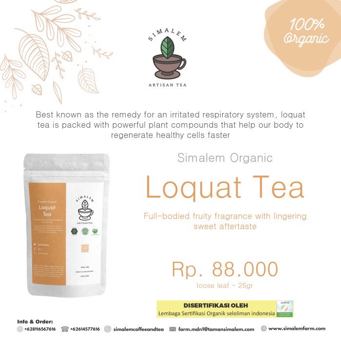 

ORIGINAL MURAH Teh Organik Biwa |Teh Loquat Tea | Herbal | Teh Obat