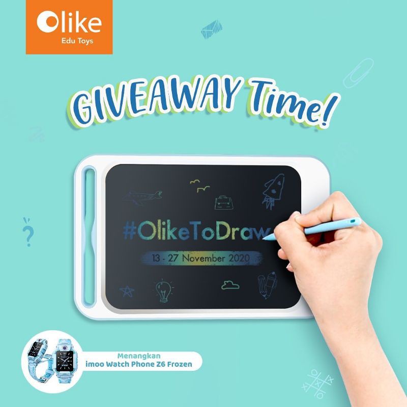 

Olike Lcd Drawing Board/Alat Gambar Modern