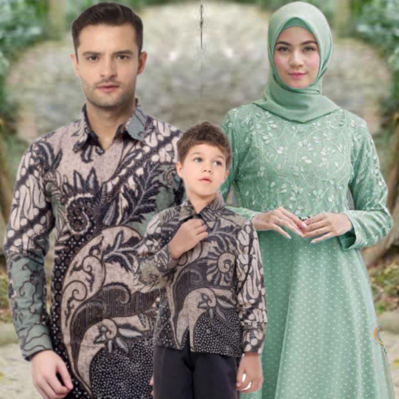 Baju couple kondangan batik couple family batik couple moderen batik couple ayah dan anak