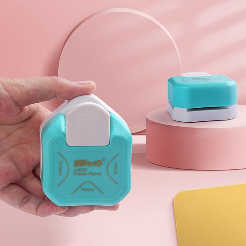 

[ ICOMIQ ] KW TRIO PEMOTONG SUDUT KERTAS 3 IN 1 PAPER CORNER POUCH 3 IN 1