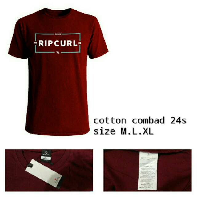 KAOS LENGAN PENDEK PRIA / KAOS PRIA / KAOS RIPCURL