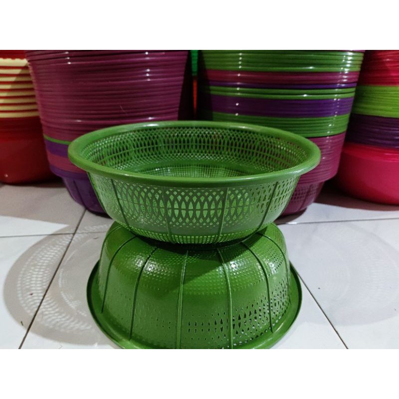 Wakul Plastik/Wakul Bulat/Keranjang Bulat Serbaguna Besar Warna Nc