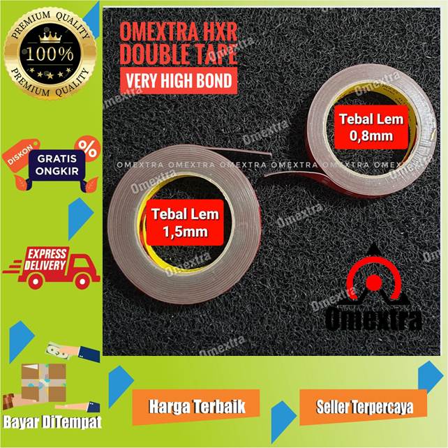 

HXR LEBIH LENGKET DARI 3M DOUBLE TAPE 24MM TEBAL 0.8MM VERY HIGH BOND