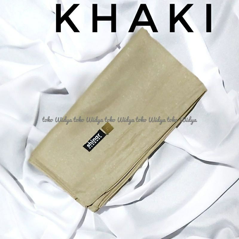 Shinar Glamour Ansania Square  - Jilbab Segiempat Sinar-KHAKI