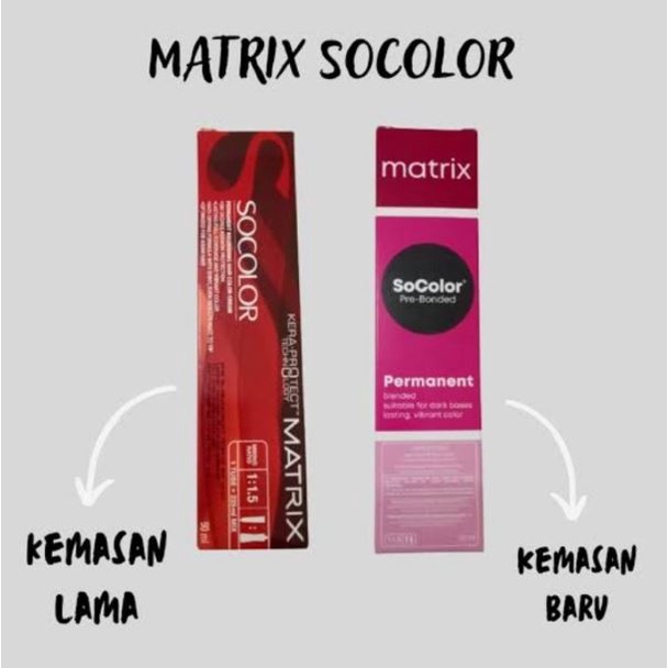 ☘️Yuri Kosmetik☘️ Matrix Socolor 90ml (Cat Pewarna Rambut) / Cat Rambut / Cat Hitam / Cat Coklat / Warna Rambut