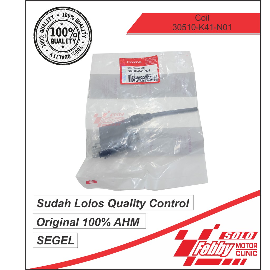 COIL-KOIL HONDA SUPRA X 125 NEW FI INJEKSI ORIGINAL AHM 30510-K41-N01