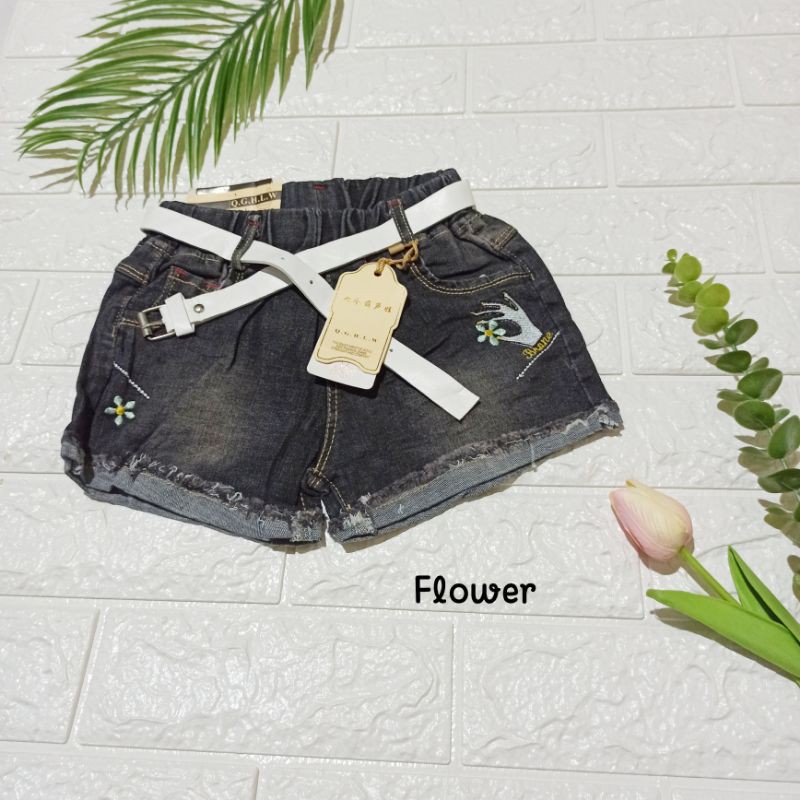 Hotpant Jeans Anak Perempuan Import Premium 1-5 Tahun