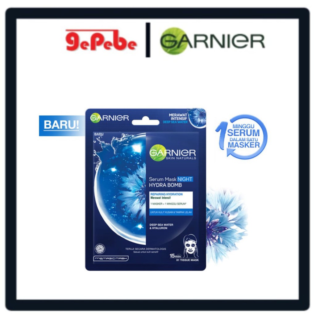 Garnier Hydra Bomb Night Serum Sheet Mask