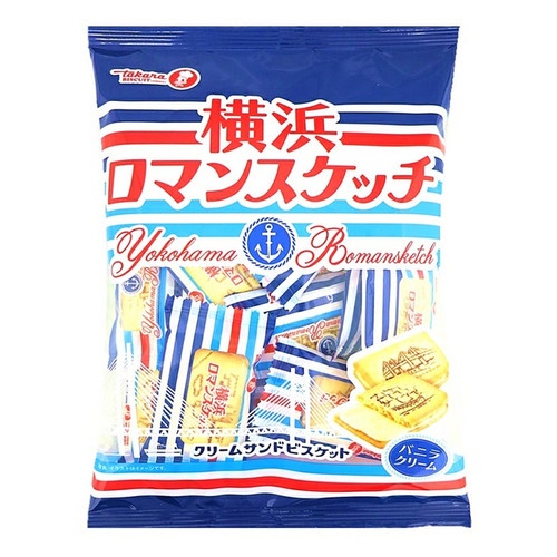 

Takara Yokohama Romansketch Sandwich Biscuit - Takara Biskuit Lapis